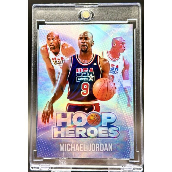Michael Jordan 6 Card Lot Holographic Short Print Hoop Heroes Fan Art 918 Custom - Picture 6 of 7